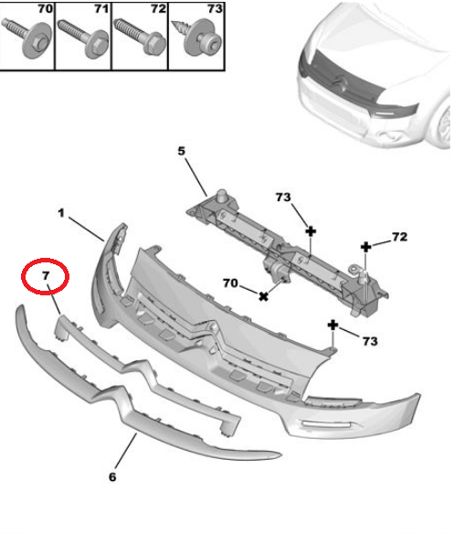 ÖN PANJUR ÜST ARMA NİKELAJI BERLİNGO III 07-->