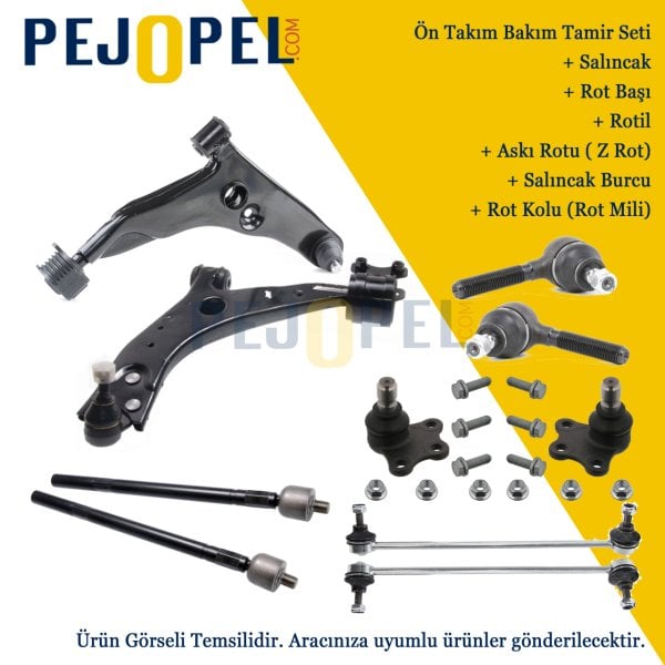 PEUGEOT 208 1.4 HDİ Ön Takım Bakım Tamir Seti