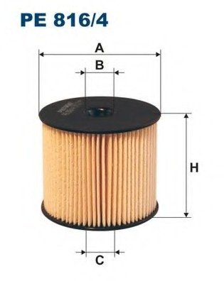 MAZOT FILTRESI EXPERT-P406-C5-JUMPY-PARTNER II-BERLINGO II-XSARA PICASSO-XSARA II-C4 DW10TD(2,0HDI 8