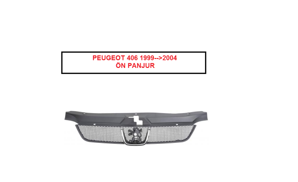 Peugeot 406 1999 Sonrası Ön Panjur - 7804.J2