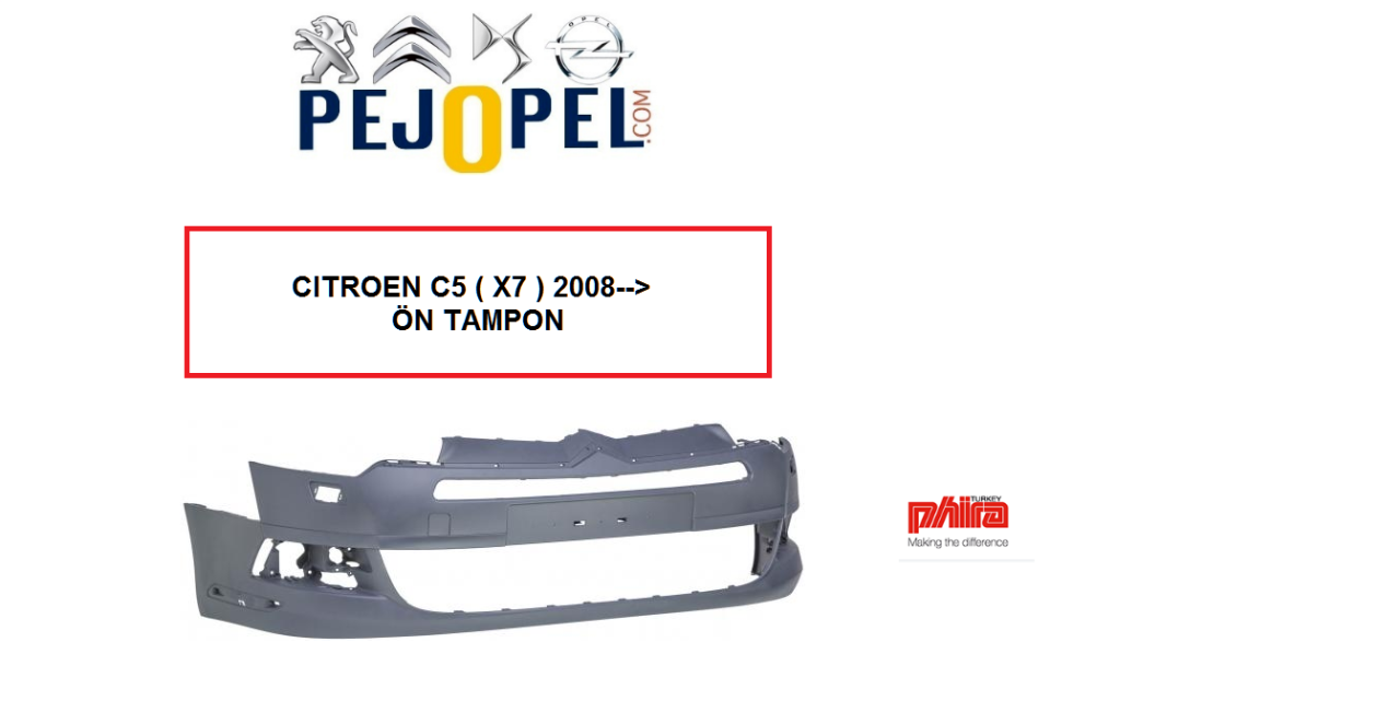 ÖN TAMPON CITROEN C5 ( X7 ) 2008-->