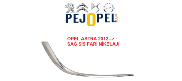 SİS FARI KAPAĞI KROM ÇİTASI SAĞ ASTRA J 2012--> ( NİKELALJI )