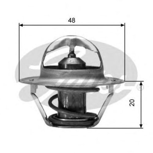 TERMOSTAT CHEVROLET AVEO 1.2-NUBIRA 1.6-DAEWOO KALOS 1.4-LANOS 1.4-1.5-NUNIRA 1.6 16V-REZZO 1.8 87C