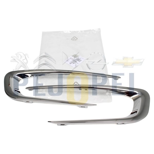 PEUGEOT 2008 2013 sonrası Sis Far Kapağı Nikelaj Set - 1610144280