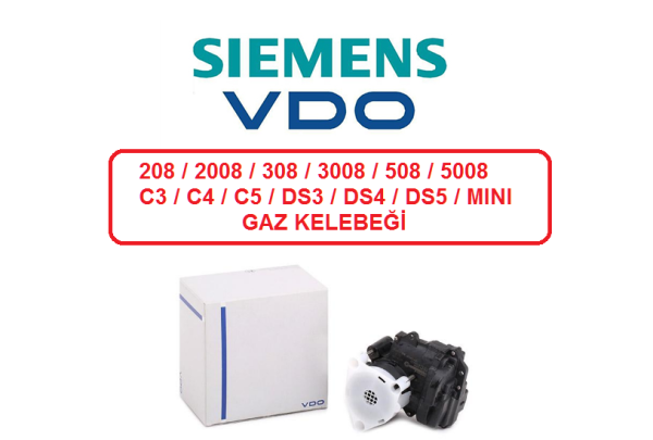 GAZ KELEBEĞİ 207 / 208 / 308 / 508 / 3008 / 5008 / C3 / C4 / C5 / DS3 / DS4 / DS5 / MINI COPPER ( EP6 - THP MOTOR )