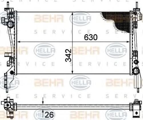 SU RADYATÖRÜ NEMO BIPPER 1.3HDI 16V 75CV 12> FIORINO 1.3JTD 07> 1 SIRA MEKANIK