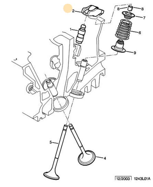 PEUGEOT & CITROEN & DS MOTOR SUBAP HOROZU TUŞU  ( 1.4 HDI - 1.6 HDI - 2.0 HDI - 1.4 16V BENZİNLİ MOTORLAR )