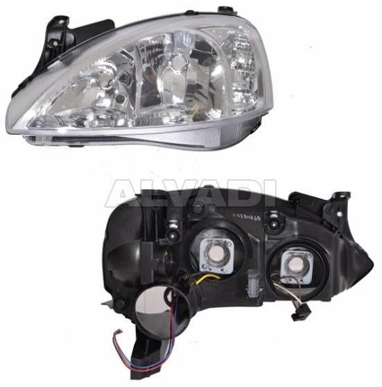 FAR+SINYAL SOL ELEKTRIKLI (H7+H7) CORSA C 7/02> SINYAL CAMI SEFFAF