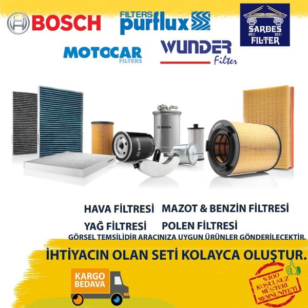 CİTROEN C ELYSEE 1.5 HDİ FİLTRE YAĞ BAKIM SETİ