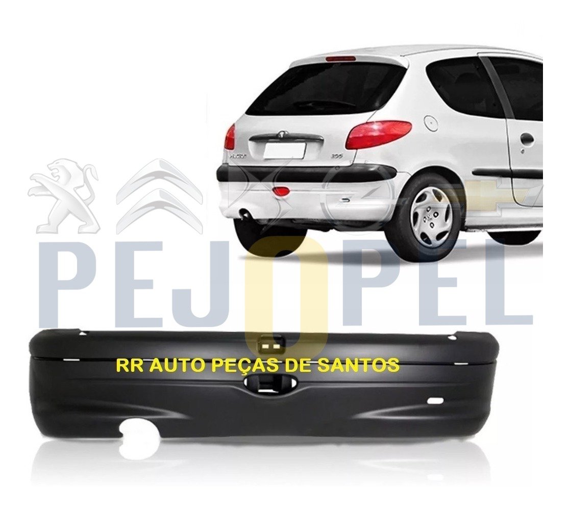 PEUGEOT 206 XS - GTİ 98--> / 206 1.4 - 1.6 2004 --> ARKA TAMPON