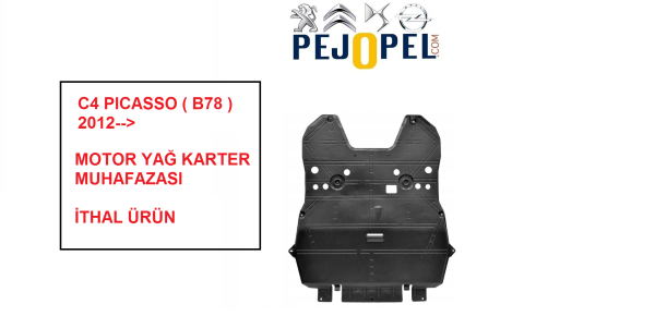 CITROEN C4 PICASSO ( B78 ) 2012-->  MOTOR YAĞ KARTER MUHAFAZASI --