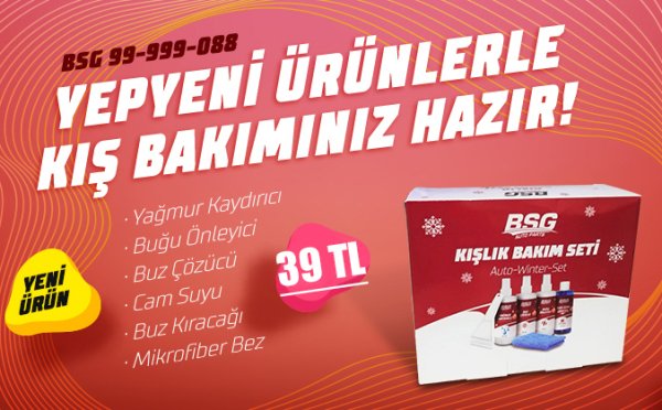 BSG Kışlık Oto Bakım 6'lı Seti