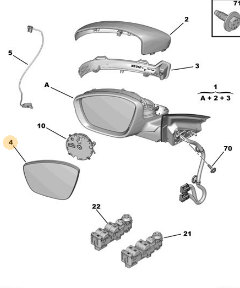 -- SOL -- AYNA CAMI OPEL CORSA F / PEUGEOT 208 19--> / 508 ( R8 ) / CITROEN DS3 CROSSBACK 19 -->
