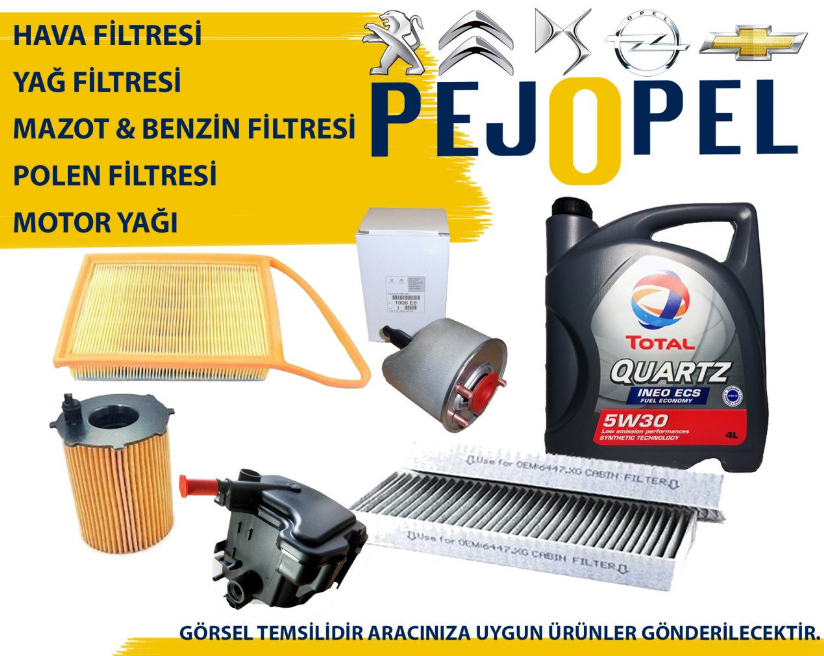 PEUGEOT & CITROEN - 1.6 HDI - EURO 5 FİLTRE BAIM SETİ