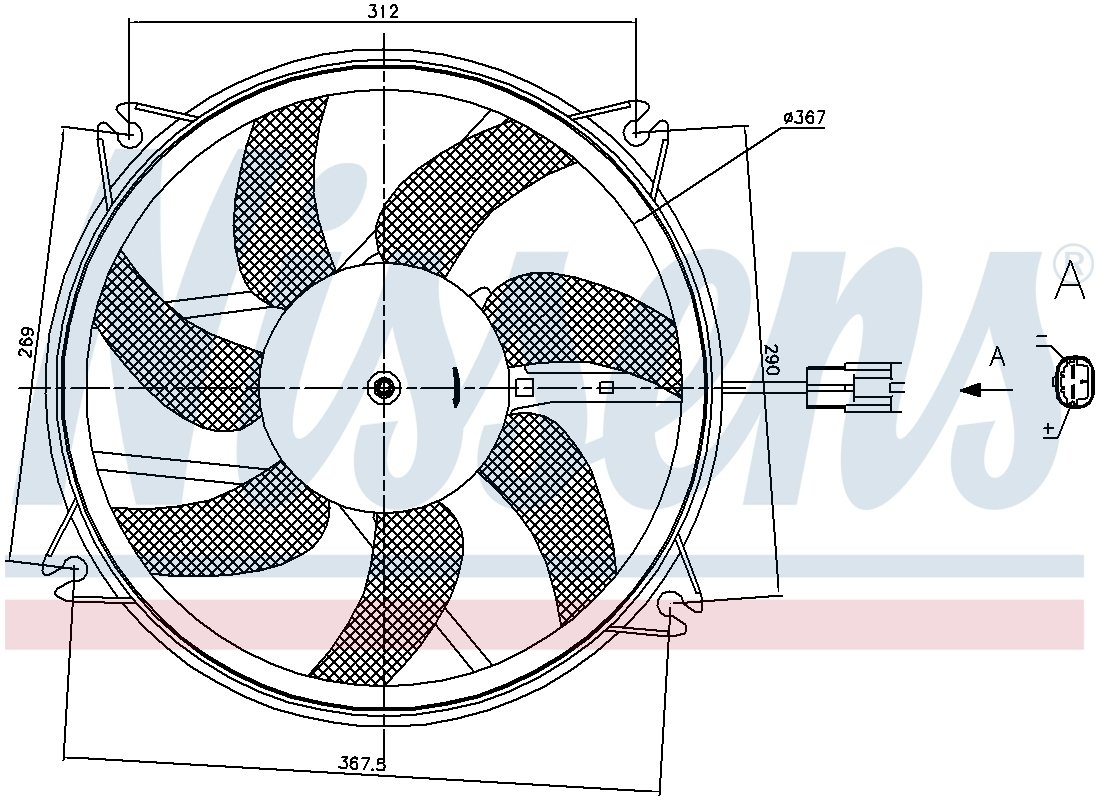 FAN MOTORU C4 C4 PICASSO C4 (B7) DS4 DS5 P307 YM PARTNER TEPE BERLINGO III P308 P3008 P5008 RCZ 1,6H
