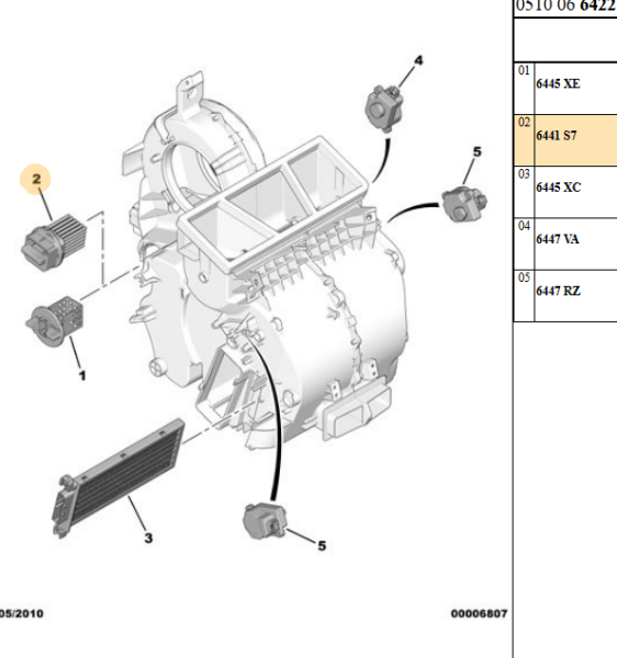 PEUGEOT & CITROEN -- KALORİFER KLİMA MODÜLÜ ( REZİSTANSI ) 307 / 308 / 407 / C3 / C4 / C5