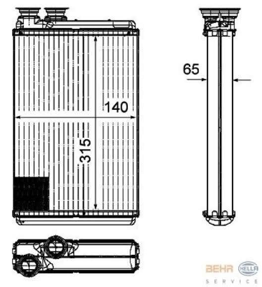 KALORIFER RADYATORU P407-C5 III-C6 04-> OLCU: