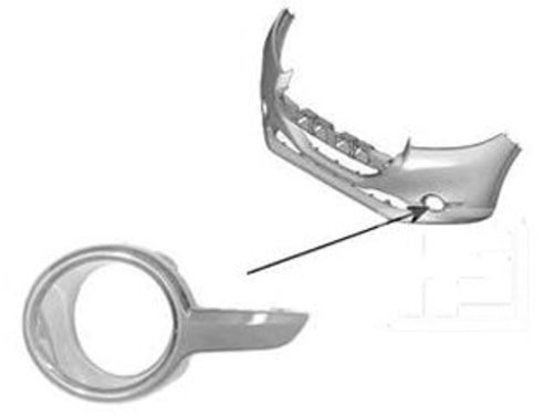 PEUGEOT 208 SİS FAR ÇERÇEVESİ SAĞ ( 2012-->2015 ) -- NİKELAJLI --