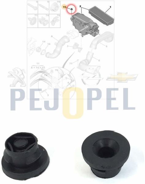 207/307/308/407/508/PARTNER 02- 1.6 HDI HAVA FLİTRE BAĞLANTI LASTİĞİ