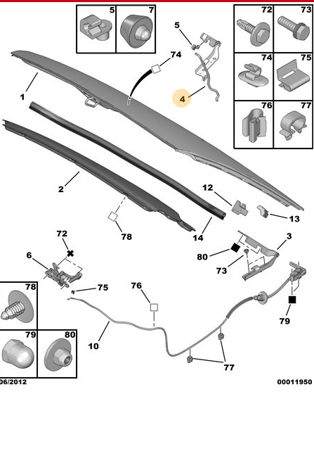 CITROEN C3 MOTOR KAPUTU DAYAMA DEMİRİ