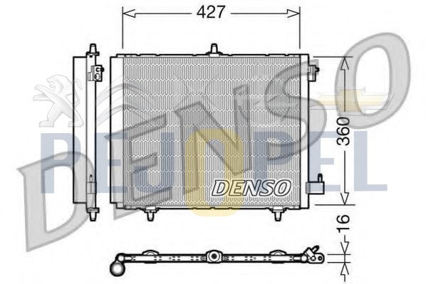 C2/C3/C3 2/207 03- 1.4 HDI SU RADYATÖRÜ