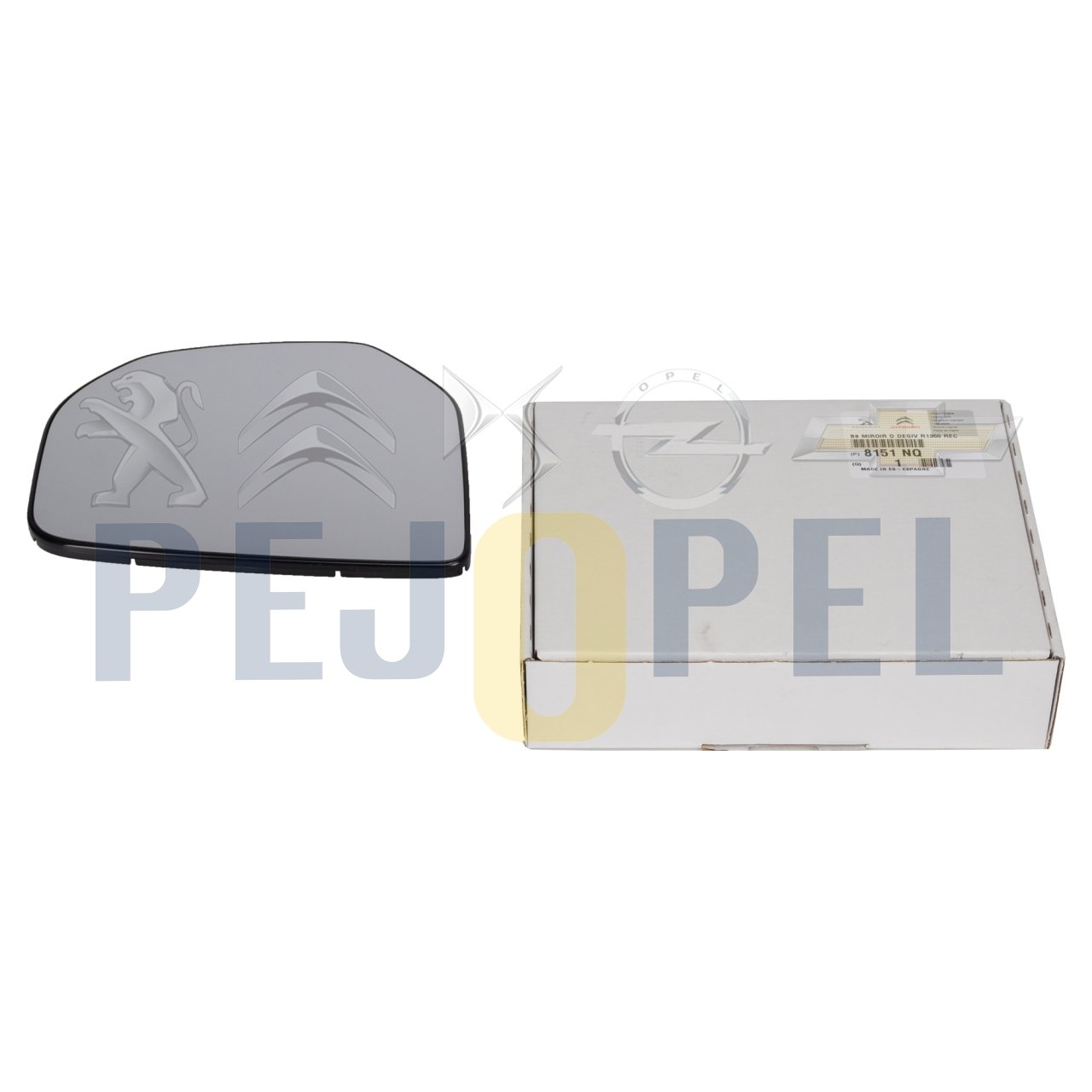 YAN DIKIZ AYNA CAMI SAĞ ( ELEKTRIKLI - ISITMALI ) PARTNER TEPEE - BERLINGO III 12->