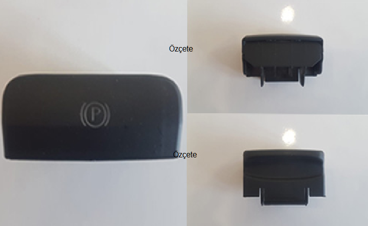 PEUGEOT 3008 - 5008 EL FREN MEKANİZMA DÜĞMESİ ( MAT SİYAH )