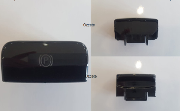 CİTROEN C4 ( B7 ) / C4 PİCASSO - DS4 EL FREN MEKANIZMA DUĞMESİ PARLAK SIYAH