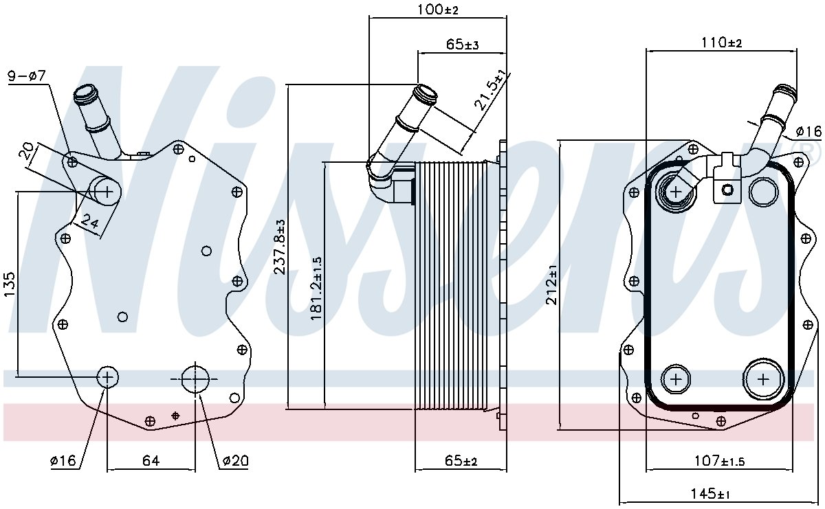 YAG SOGUTUCU RADYATORU COMBO D A1.6 FDH DOBLO 1.6 D LINEA GRANDE PUNTO