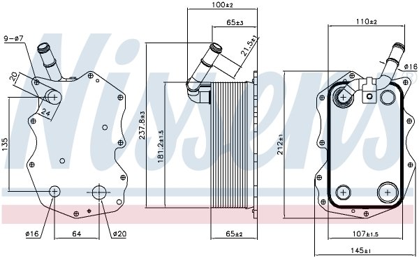 YAG SOGUTUCU RADYATORU COMBO D A1.6 FDH DOBLO 1.6 D LINEA GRANDE PUNTO