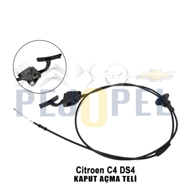 CİTROEN C4 - DS4 KAPUT AÇMA TELİ KOLU (7937T9)